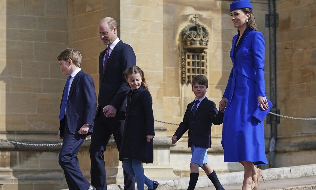 Πρίγκιπας Λούις: H πασχαλινή εμφάνιση που έγινε viral - Φόρεσε γραβάτα με σορτς!
