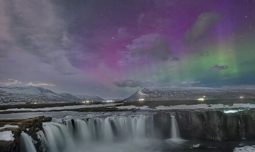 Βόρειο Σέλας στον ισλανδικό νυχτερινό ουρανό από τον φακό της Cari Letelier