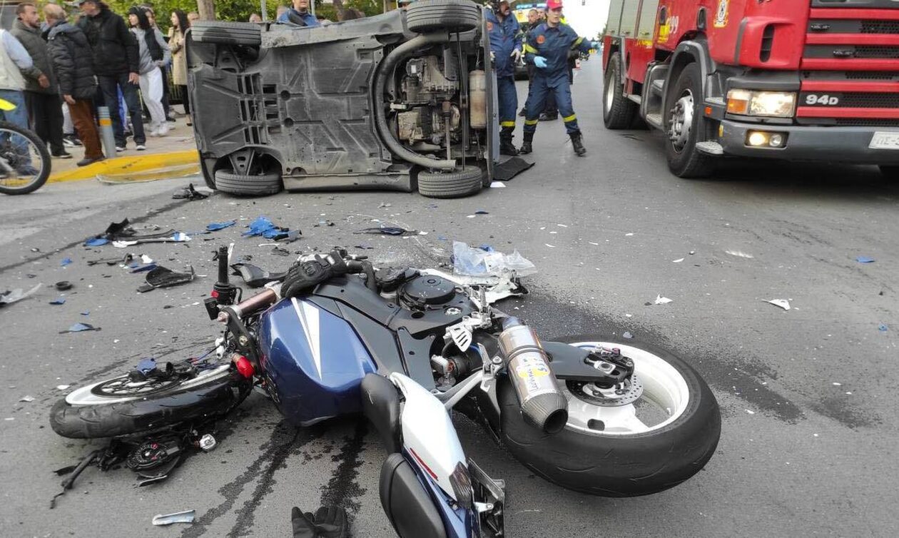 Φριχτό τροχαίο δυστύχημα με νεκρό μοτοσικλετιστή στον Άλιμο