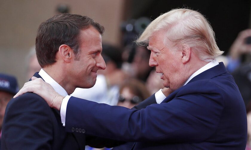 O Τραμπ τα έβαλε με τον Γάλλο πρόεδρο