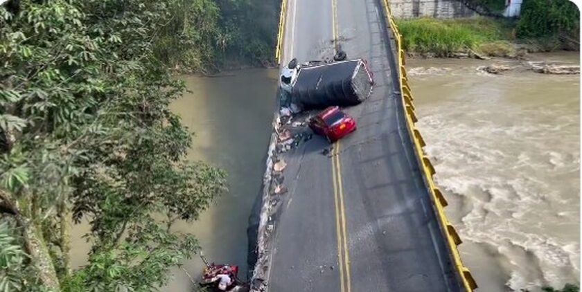 Κολομβία: Κατέρρευσε γέφυρα  – Νεκροί δύο αστυνομικοί