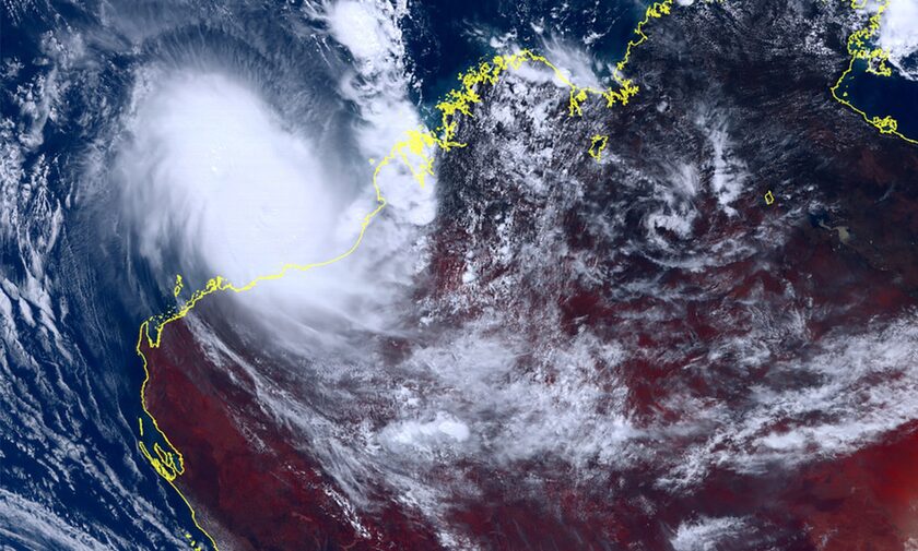 Ισχυρός κυκλώνας πλήττει τη δυτική Αυστραλία