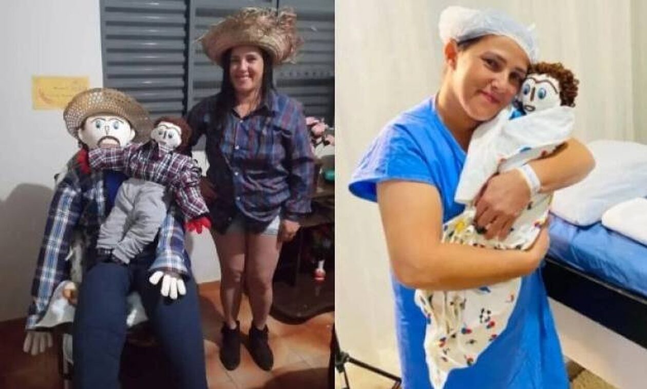 Η γυναίκα που «παντρεύτηκε» πάνινη κούκλα δηλώνει έγκυος στο δεύτερο παιδί τους