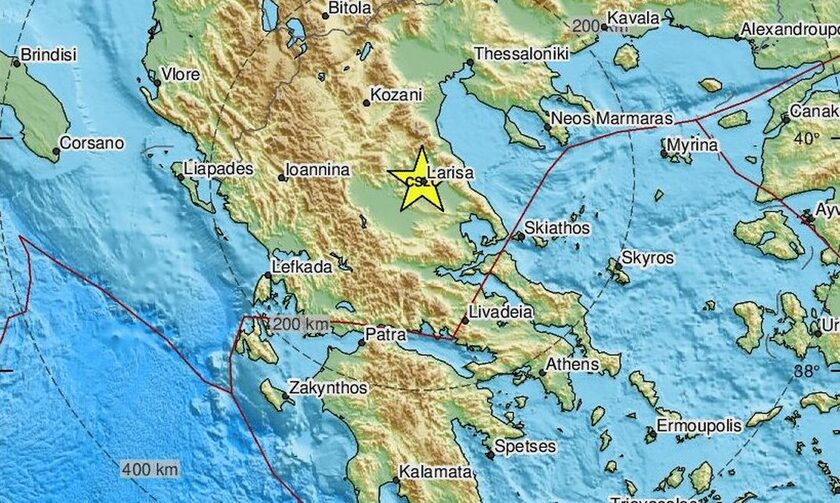 Σεισμός στη Θεσσαλία