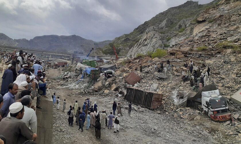Κατολίσθηση στην αφγανο-πακιστανική μεθόριο