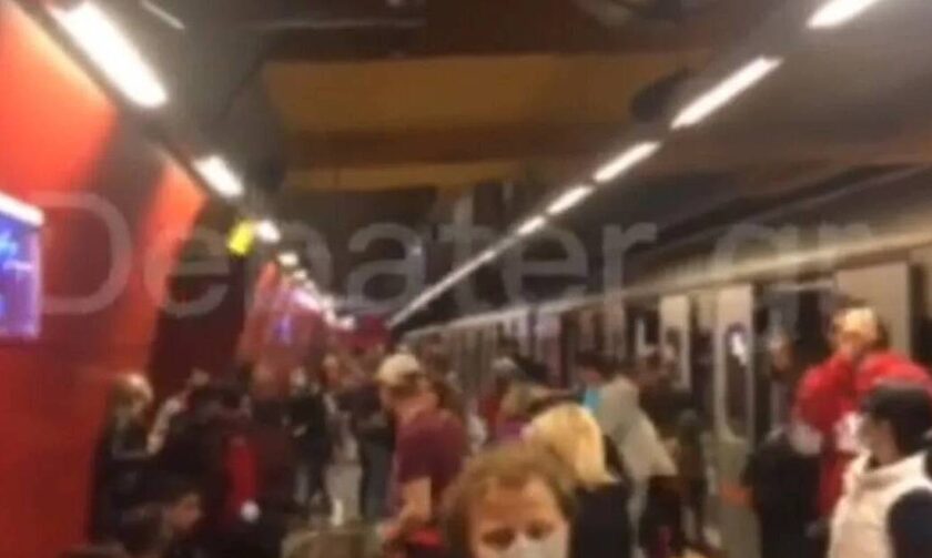 Μετρό: Χαμός με συρμό για αεροδρόμιο – Αποβίβασαν προληπτικά όλο το κοινό στον Χολαργό