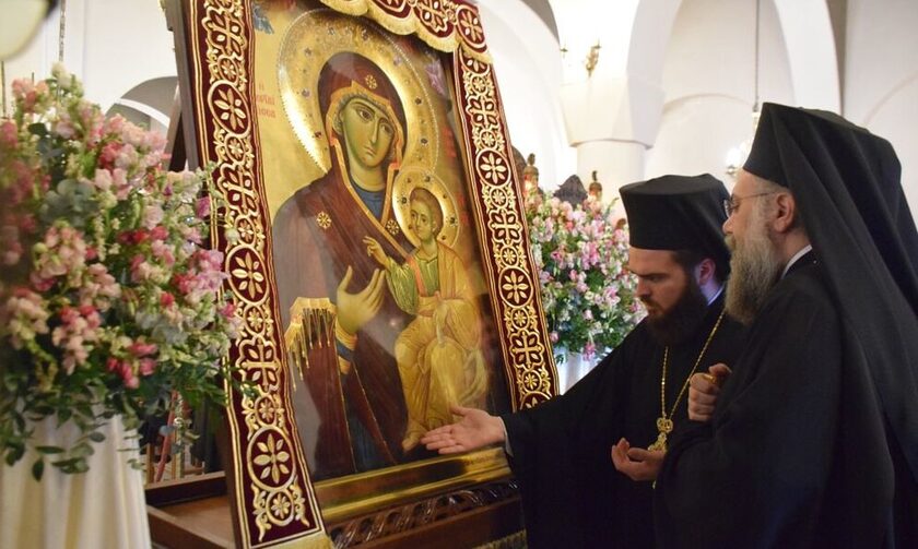 Η εορτή της εύρεσης της Ιεράς Εικόνος της Παναγίας Πορταΐτισσας στα Τρίκαλα