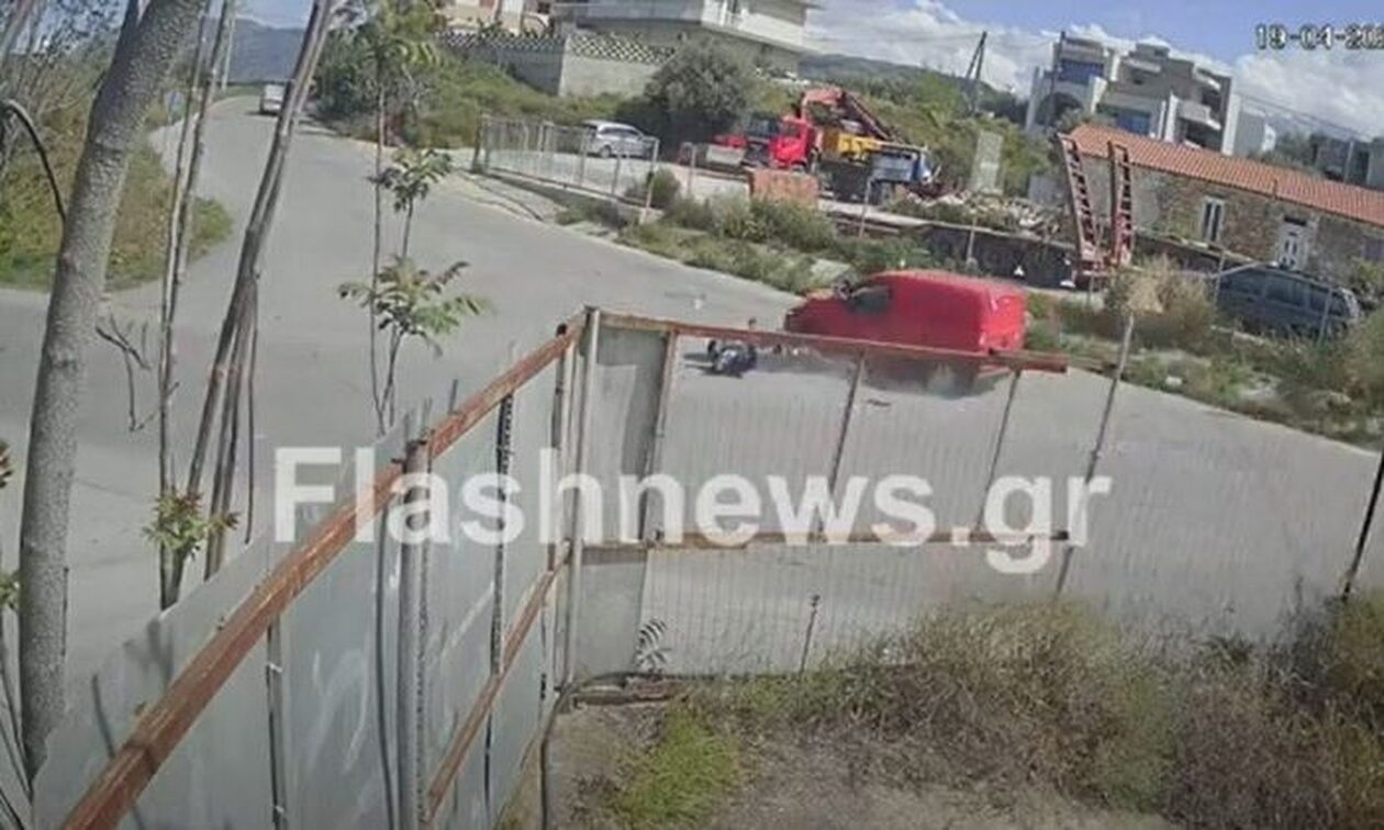 Κρήτη: Βίντεο ντοκουμέντο από το σοκαριστικό τροχαίο με τον διανομέα - Τον χτύπησε με δόλο