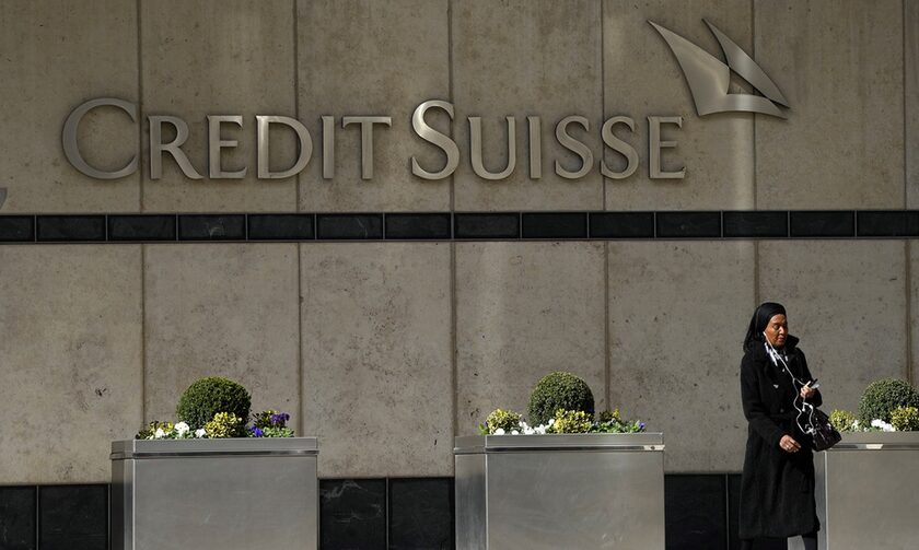 H Credit Suisse έχασε 68 δισ. δολάρια το α' τρίμηνο