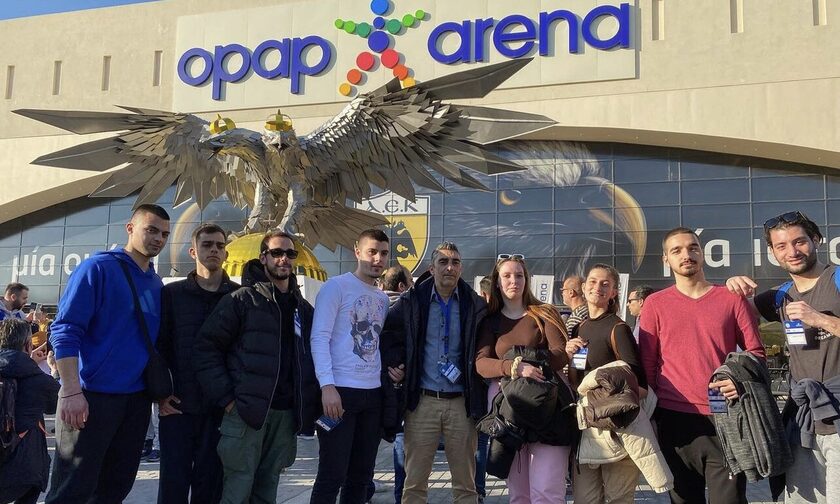 Στο νέο γήπεδο της ΑΕΚ «OPAP Arena» οι σπουδαστές Δημοσιογραφίας του ΙΕΚ ΑΛΦΑ Αθήνας