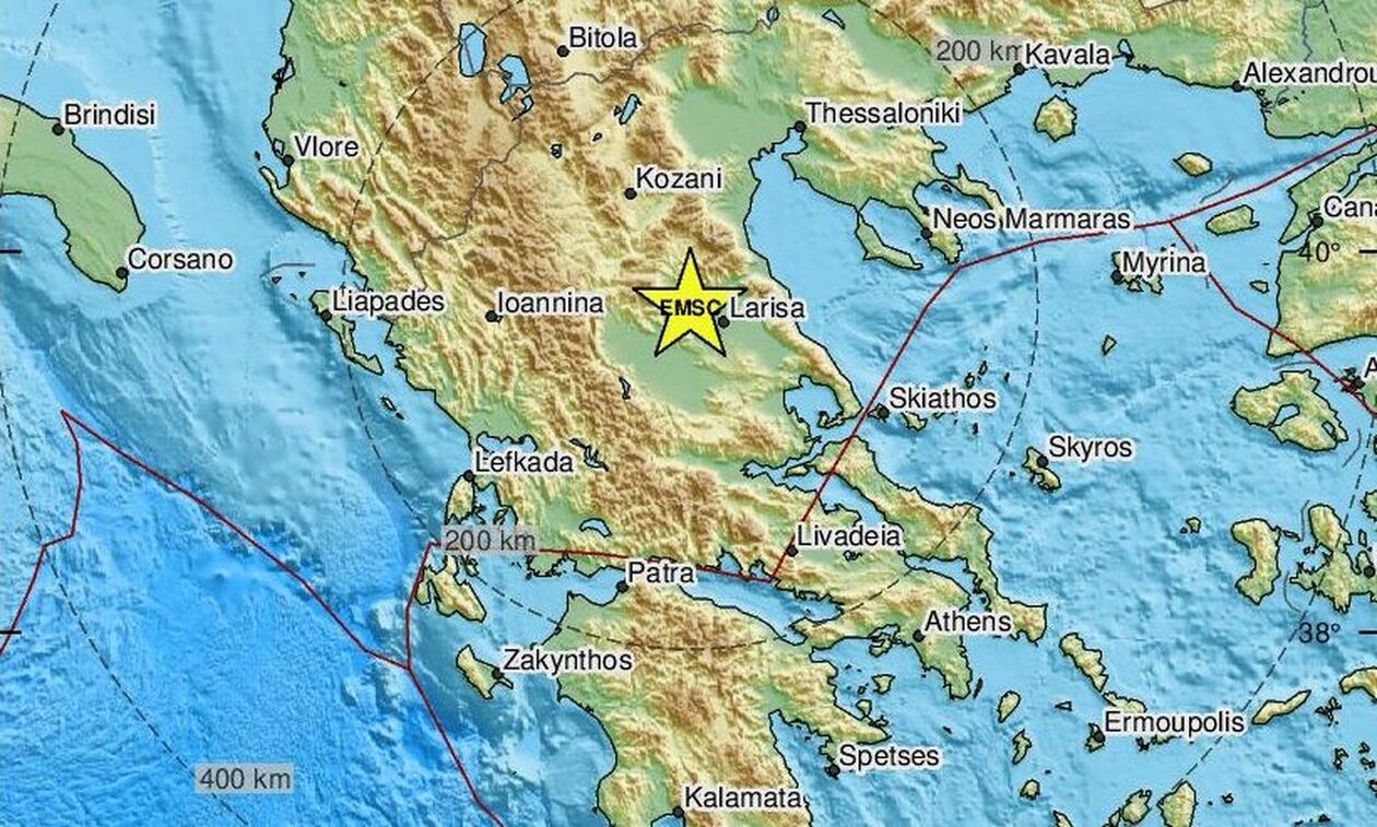Σεισμός κοντά στον Τύρναβο - Αισθητός και στη Λάρισα (pics)