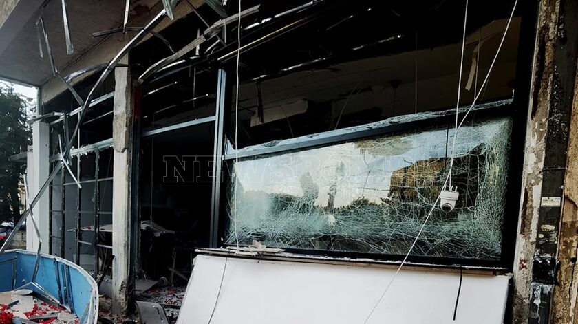 Ισχυρή έκρηξη σε καφετέρια στο Νέο Ηράκλειο – Μεγάλες καταστροφές