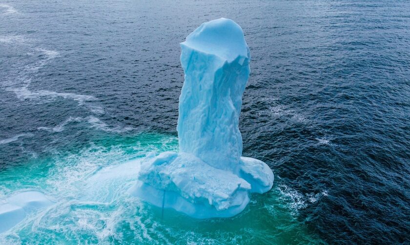 Καναδάς: Το παγόβουνο με σχήμα φαλλού που έγινε viral