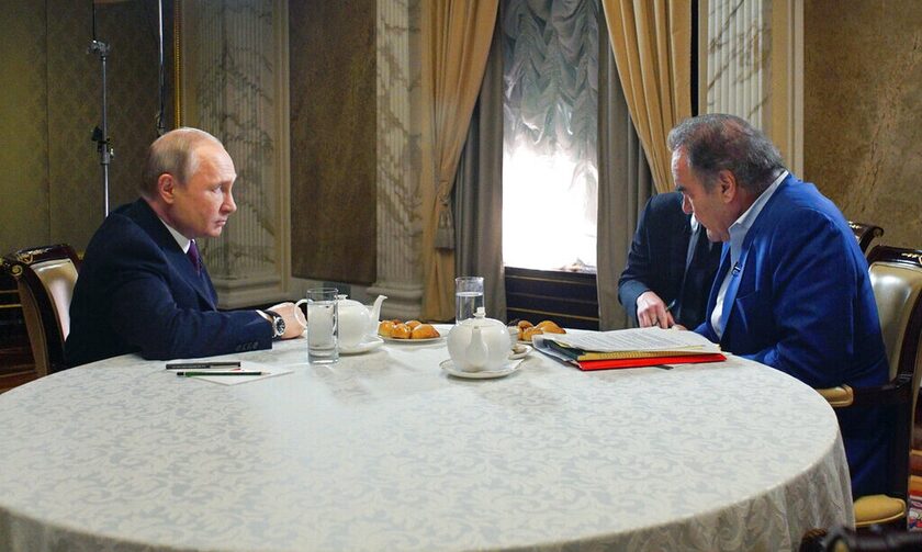O Όλιβερ Στόουν με τον Ρώσο πρόεδρο Πούτιν