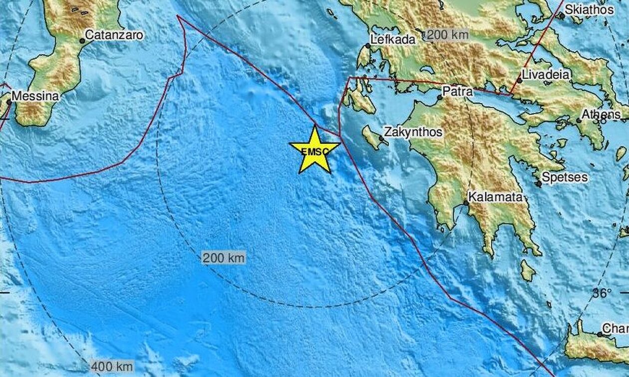 Σεισμός τώρα δυτικά της Ζακύνθου (pics)