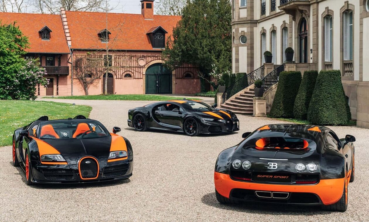 Σε ποιον ανήκουν τρεις ξεχωριστές Bugatti;