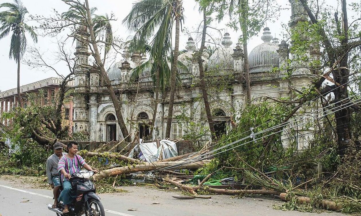 Φονικός κυκλώνας στην Μιανμάρ: Τουλάχιστον 41 νεκροί, ενώ περίπου 100 άλλοι άνθρωποι αγνοούνται