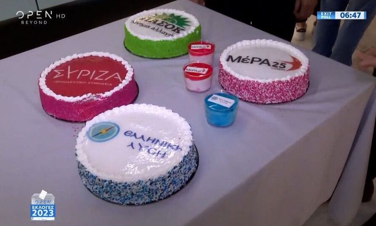 Εκλογές 2023: Τα υποψήφια κόμματα βγαίνουν και σε... τούρτες!