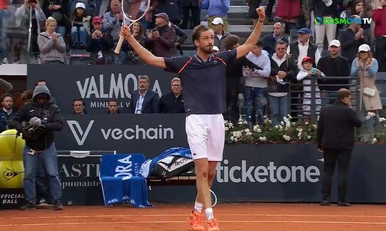 Τένις: Πρωταθλητής στη Ρώμη ο Μεντβέντεφ – Πρώτος χωμάτινος τίτλος καριέρας σε Masters