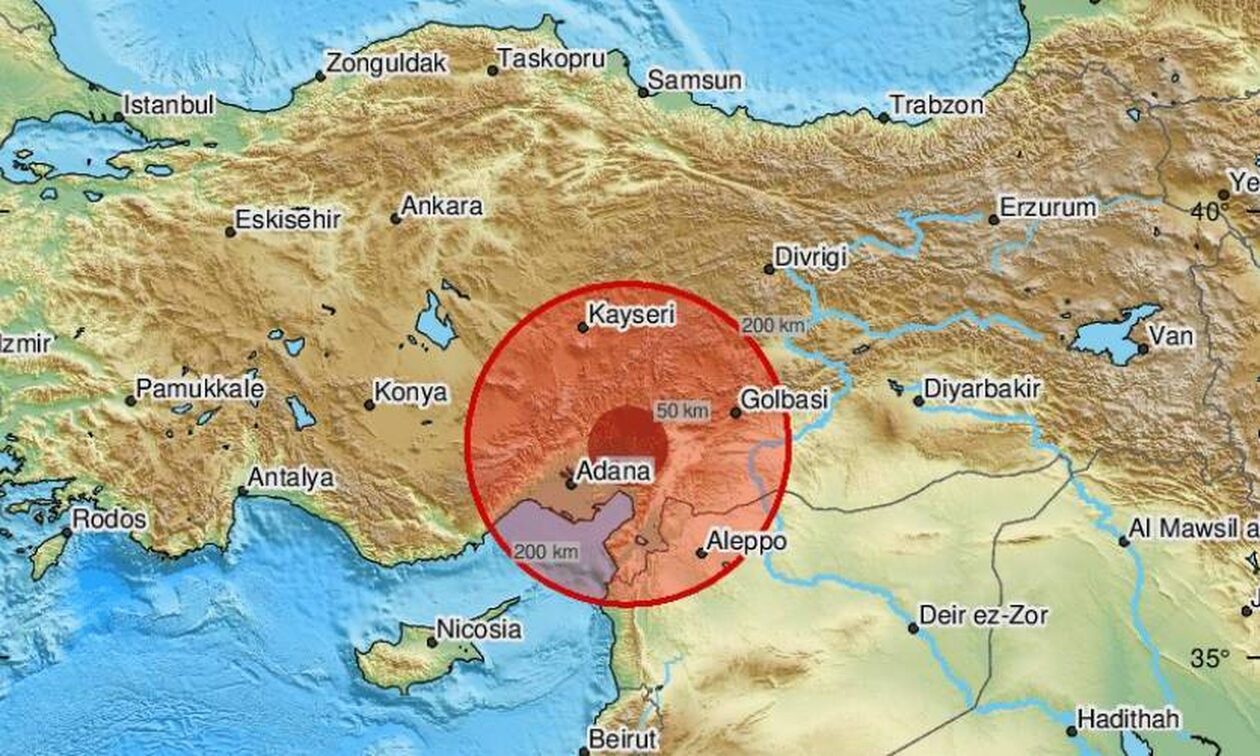 Νέος σεισμός στην Τουρκία