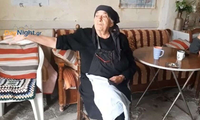 Πρόσωπα της Κρήτης: Στο καφενείο της υπέροχης κυρά Αντιγόνης στη Κρύα Βρύση Ρεθύμνου