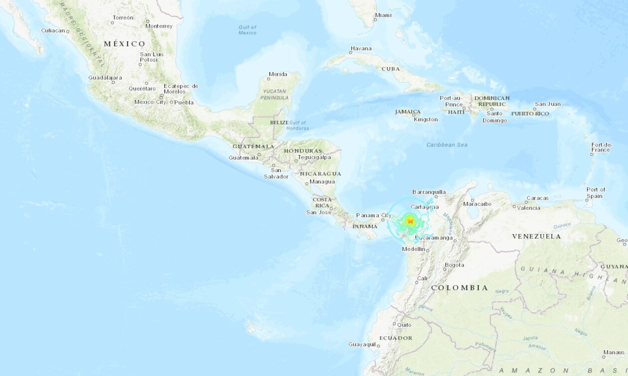 Ισχυρός σεισμός 6,6 Ρίχτερ στα σύνορα Παναμά - Κολομβίας
