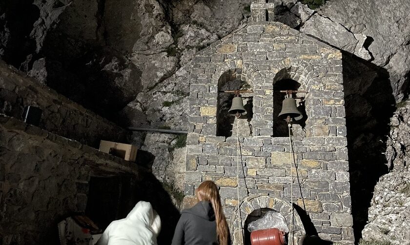 Ρέθυμνο: Στα 1.312 μέτρα βρίσκεται ο σπηλαιώδης ναός του Αγίου Πνεύματος