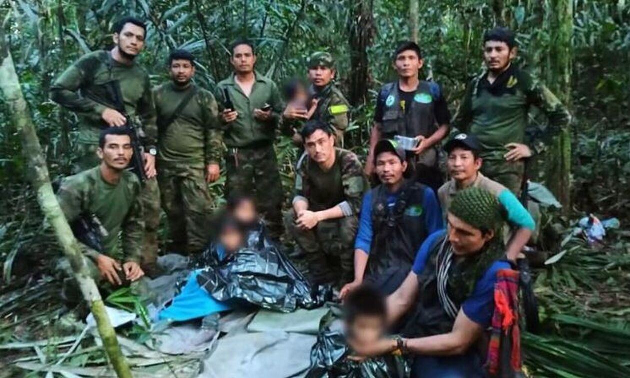 Κολομβία: Βρέθηκαν ζωντανά τα αγνοούμενα παιδιά στη ζούγκλα
