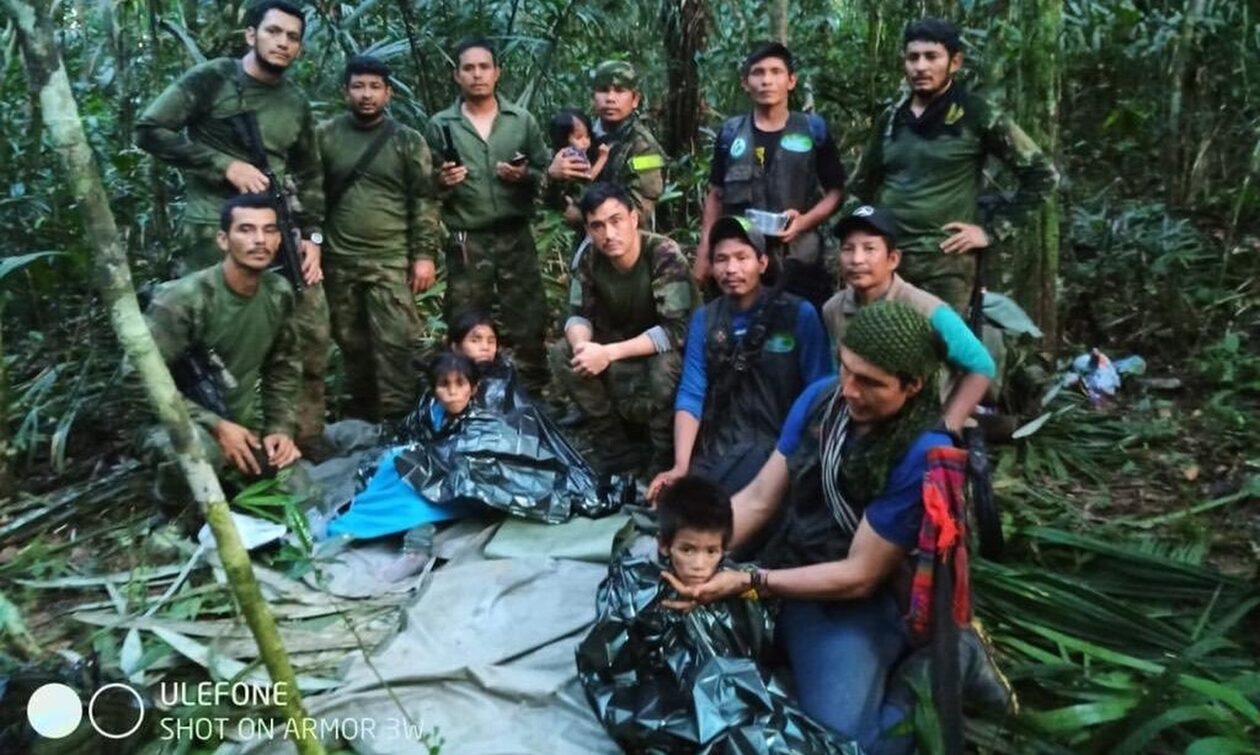 Θαύμα και «χαρά» στην Κολομβία: Τα 4 παιδιά βρέθηκαν ζωντανά έπειτα από 40 μέρες μόνα στη ζούγκλα