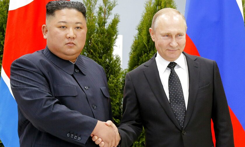 O Κιμ Γιονγκ Ουν και ο Βλαντιμίρ Πούτιν