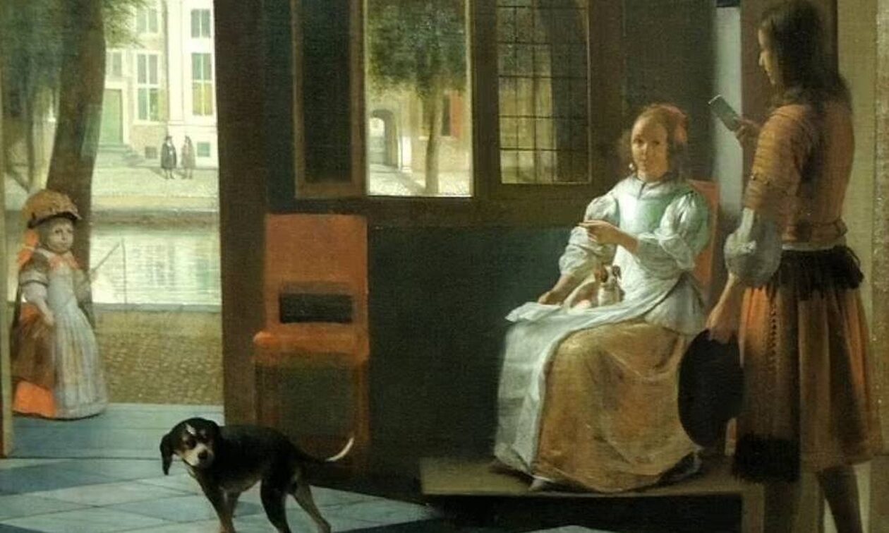 Μυστήριο με πίνακα ζωγραφικής του 18ου αιώνα - Αγγελιοφόρος κρατάει... iPhone;