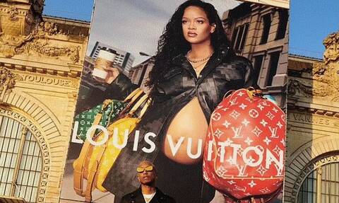 Ριάνα: Ποζάρει με φουσκωμένη κοιλίτσα στη νέα καμπάνια της Louis Vuitton