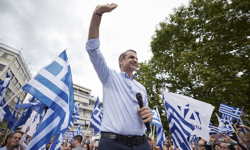 Στη Θεσσαλονίκη ο Κυριάκος Μητσοτάκης - Ηχηρό μήνυμα για τις εκλογές της 25ης Ιουνίου