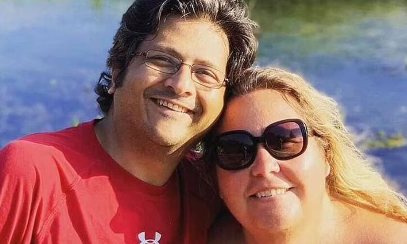 O Πακιστανός μεγιστάνας με τη σύζυγό του, Κριστίν