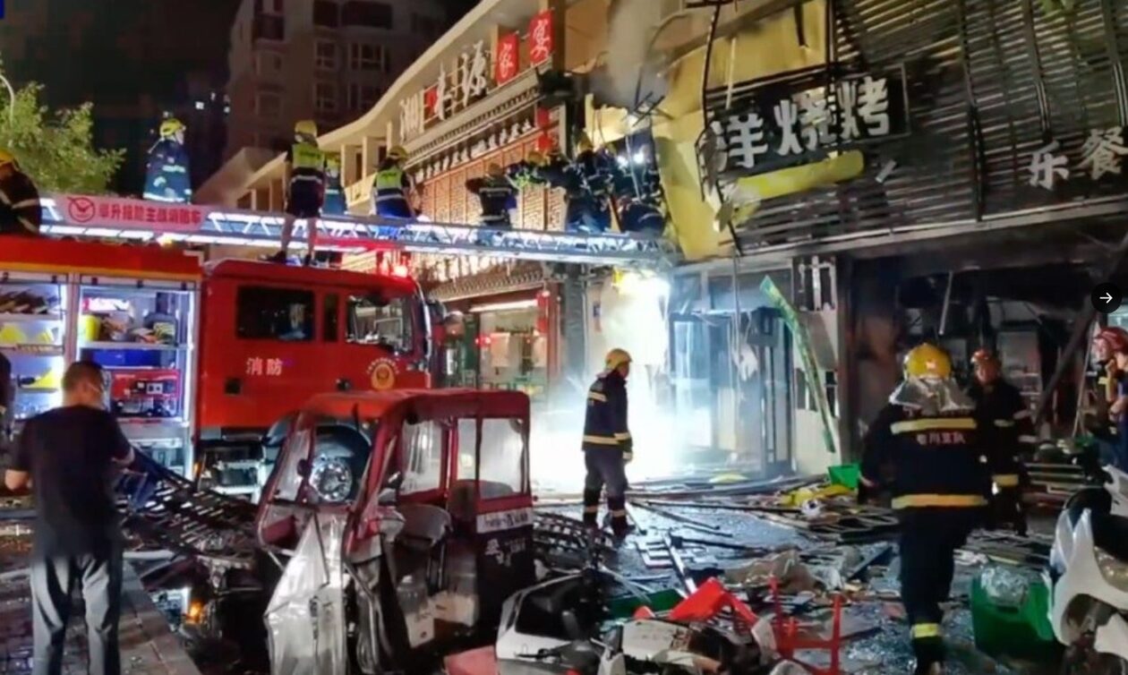 Τραγωδία στην Κίνα: Τουλάχιστον 31 νεκροί από έκρηξη σε εστιατόριο