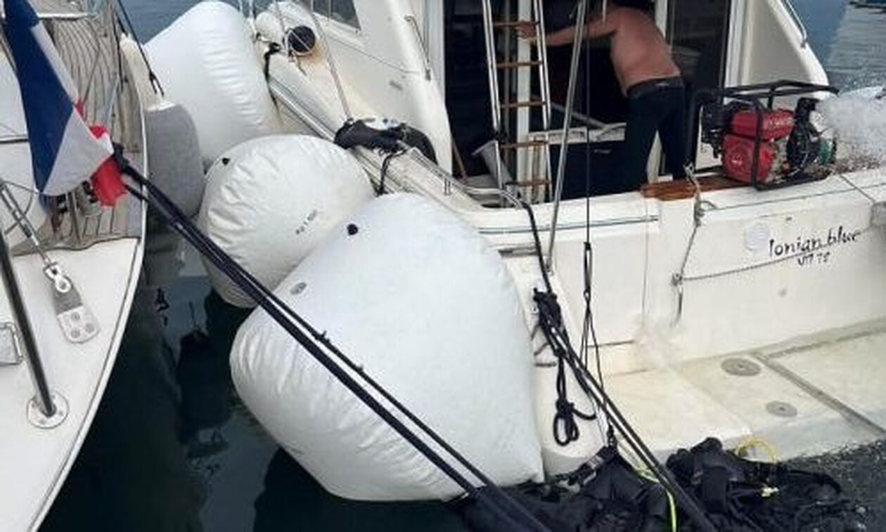 Πρέβεζα: Περαστικοί είδαν σκάφος να βυθίζεται - Δύτες το ανέλκυσαν