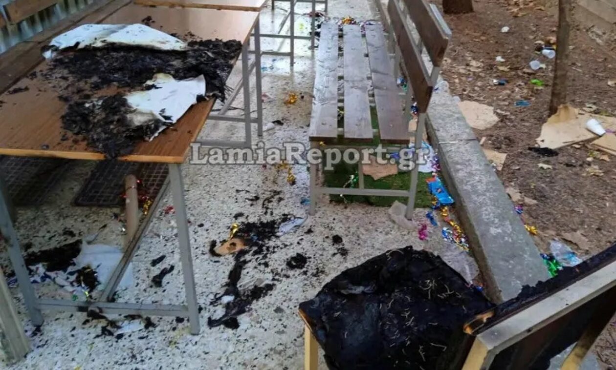 Λαμία: Βομβαρδισμένο τοπίο το 4ο γυμνάσιο - Να ληφθούν μέτρα ζητούν οι εκπαιδευτικοί