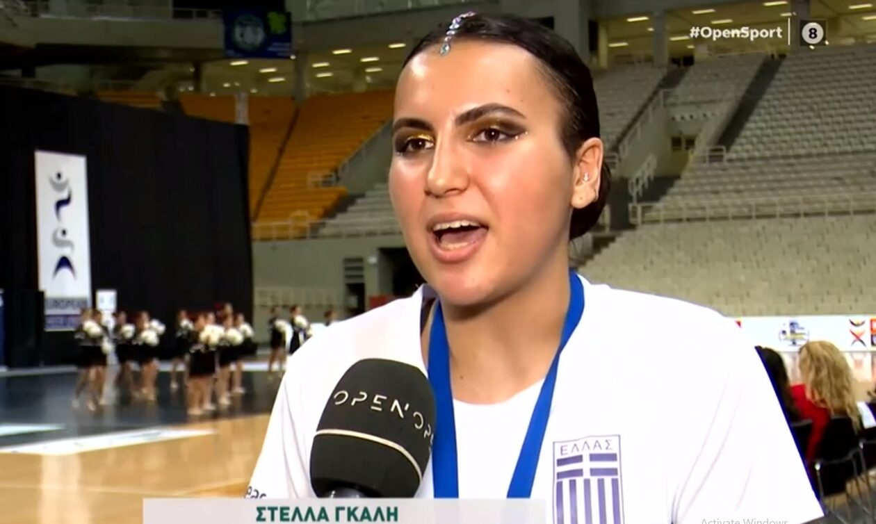 «Χρυσή» η κόρη του Νίκου Γκάλη - Σάρωσε τα μετάλλια η Ελλάδα στο Ευρωπαϊκό Πρωτάθλημα Cheerleading
