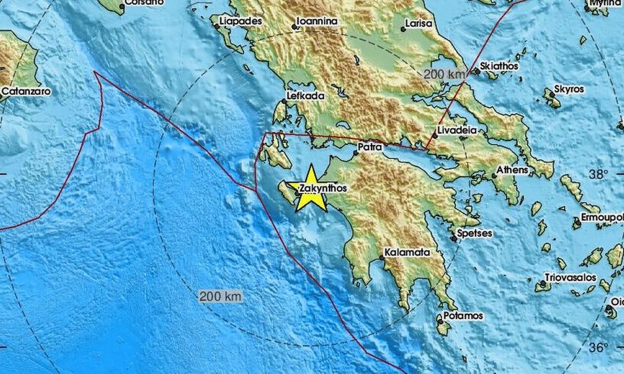 Σεισμός τώρα κοντά στην Κυλλήνη (pics)