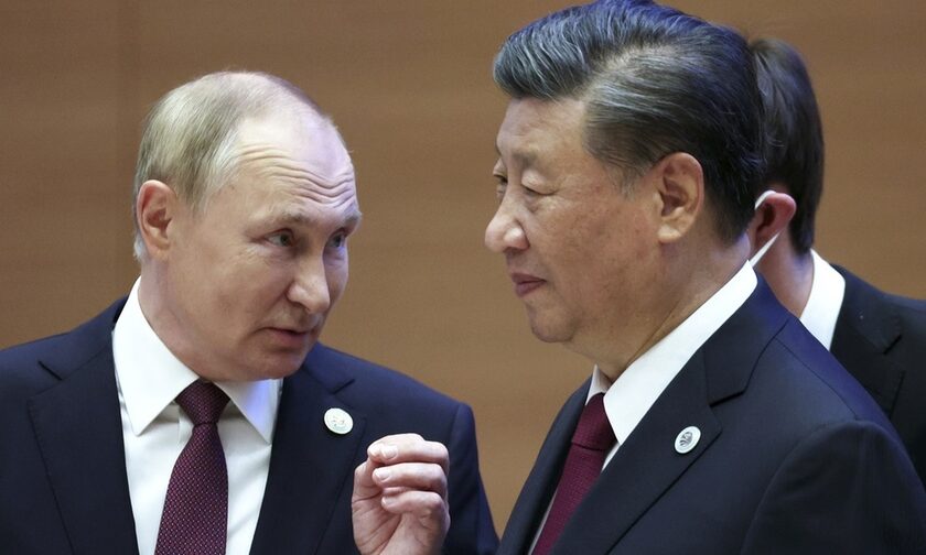 O Βλαντιμίρ Πούτιν με τον Σι Τζινπίγνκ