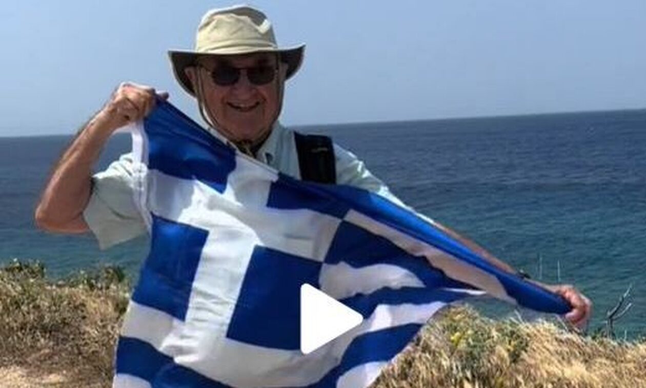 Το πρώτο ταξίδι 89χρονου Ελληνοαμερικανού στην πατρίδα - Το viral βίντεο που λιώνει «καρδιές»