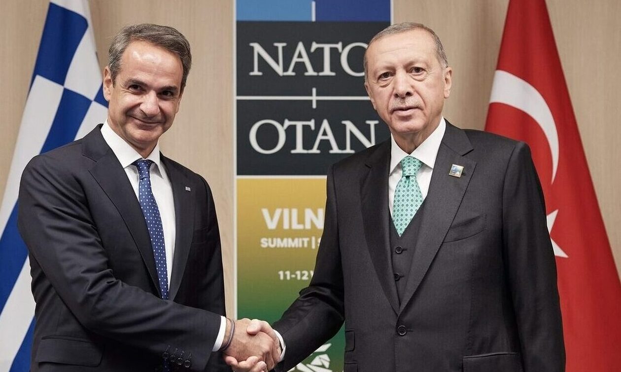 Ολοκληρώθηκε η συνάντηση Μητσοτάκη - Ερντογάν: Επί μία ώρα συνομιλούσαν οι δύο ηγέτες