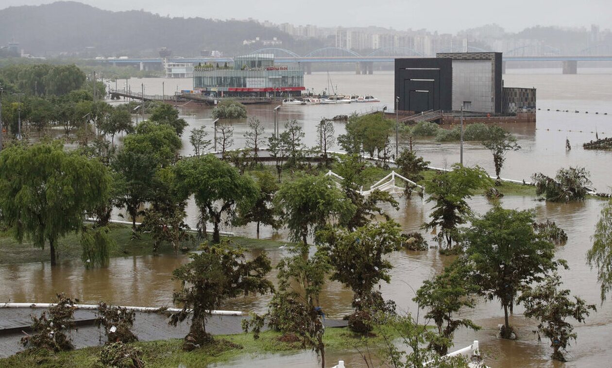 Νότια Κορέα: Στους 22 οι νεκροί από τις πλημμύρες - 14 οι αγνοούμενοι
