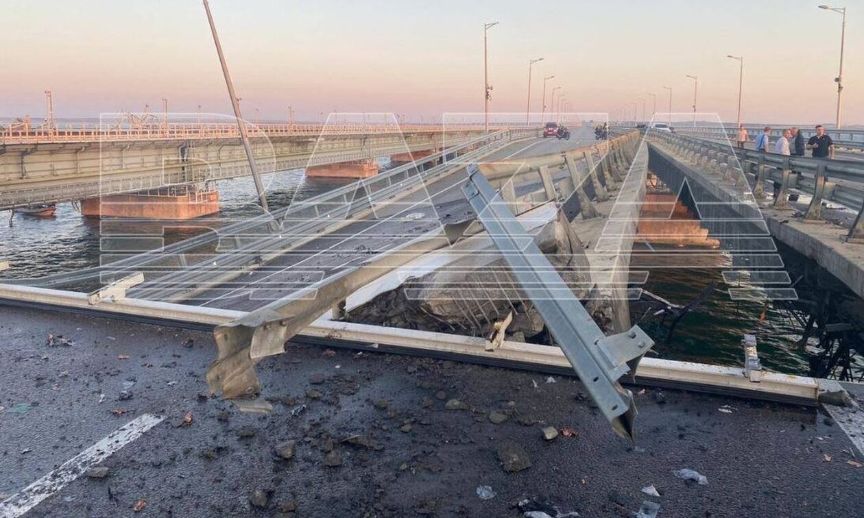 Γέφυρα της Κριμαίας: Εικόνες και βίντεο από την καταστροφή - Αλληλοκατηγορίες Μόσχας-Κιέβου