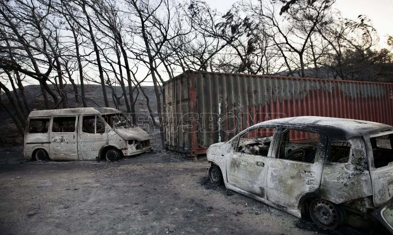 Φωτιά στη Ρόδο: Στάχτες και αποκαΐδια - Εικόνες καταστροφής στο Κιοτάρι