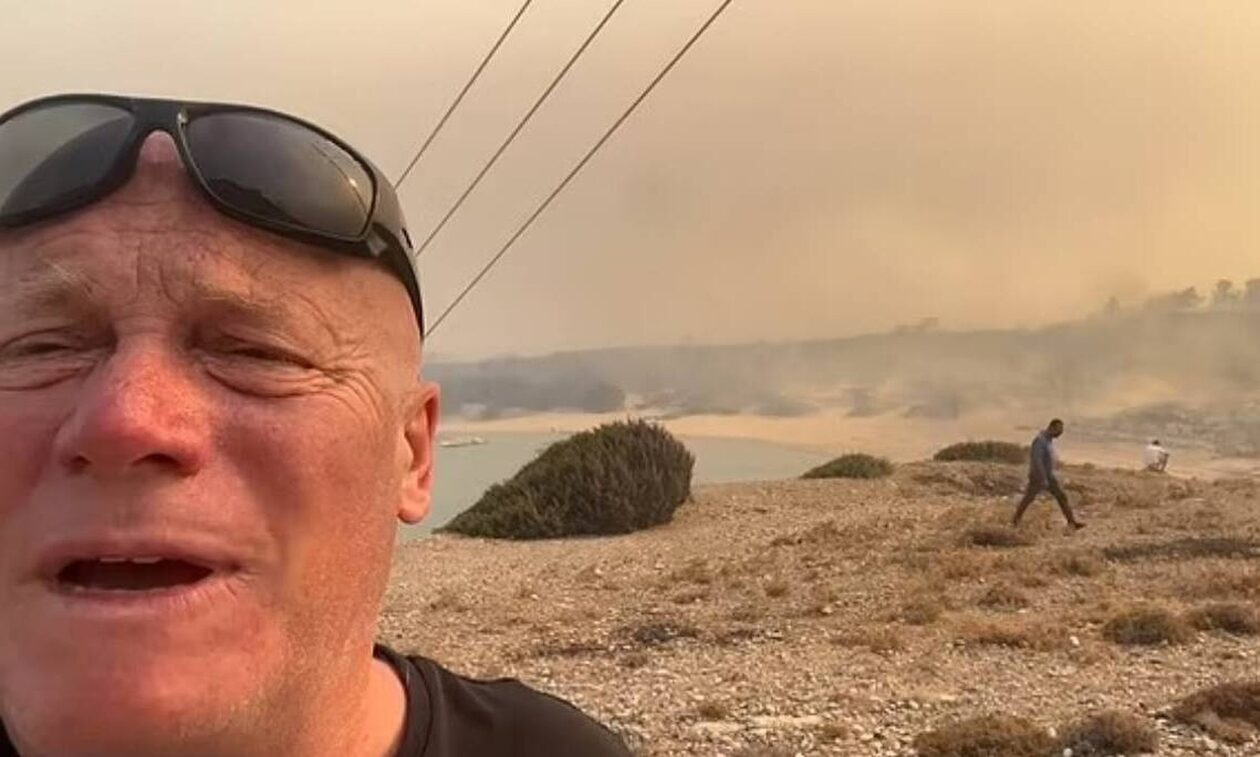Φωτιά στη Ρόδο: Βρετανός τουρίστας οδηγούσε 8 ώρες για να σώσει οικογένειες - Οι ηρωικές προσπάθειες