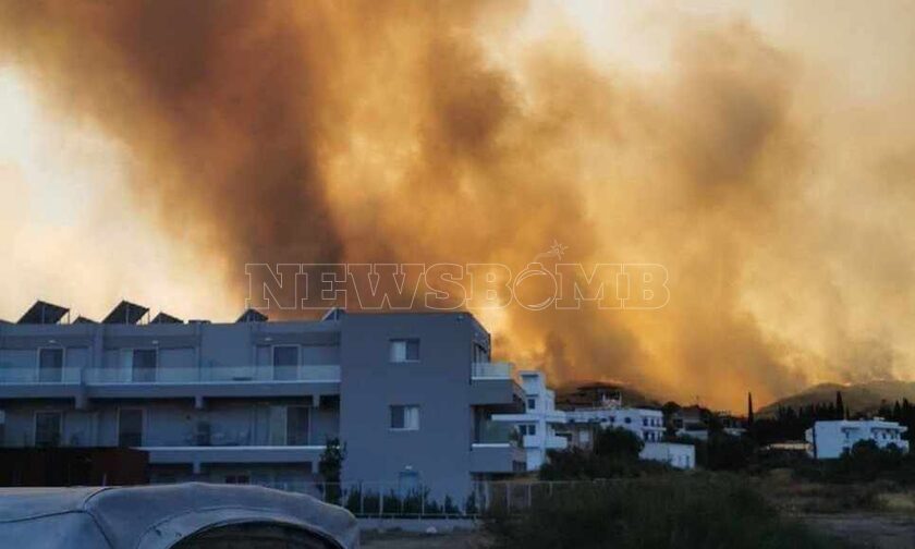 Φωτιά στη Ρόδο: To Newsbomb.gr στo Γεννάδι – Εικόνες Αποκάλυψης