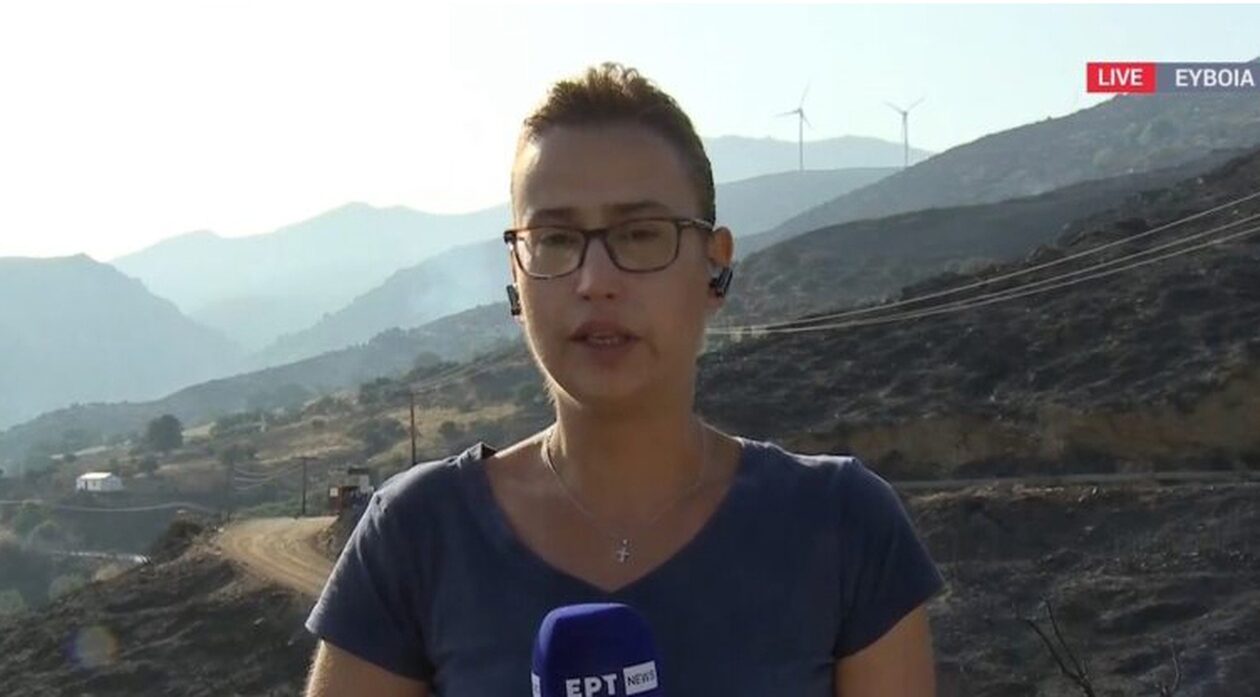 Πτώση καναντέρ: Συγκινημένη η δημοσιογράφος της ΕΡΤ - «Δεν πιστεύαμε αυτό που βλέπαμε»