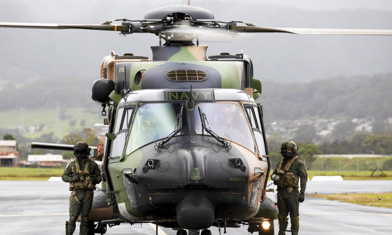 Συντριβή στρατιωτικού ελικοπτέρου MRH90 στην Αυστραλία: Aγνοούνται 4 μέλη του πληρώματος (vid)