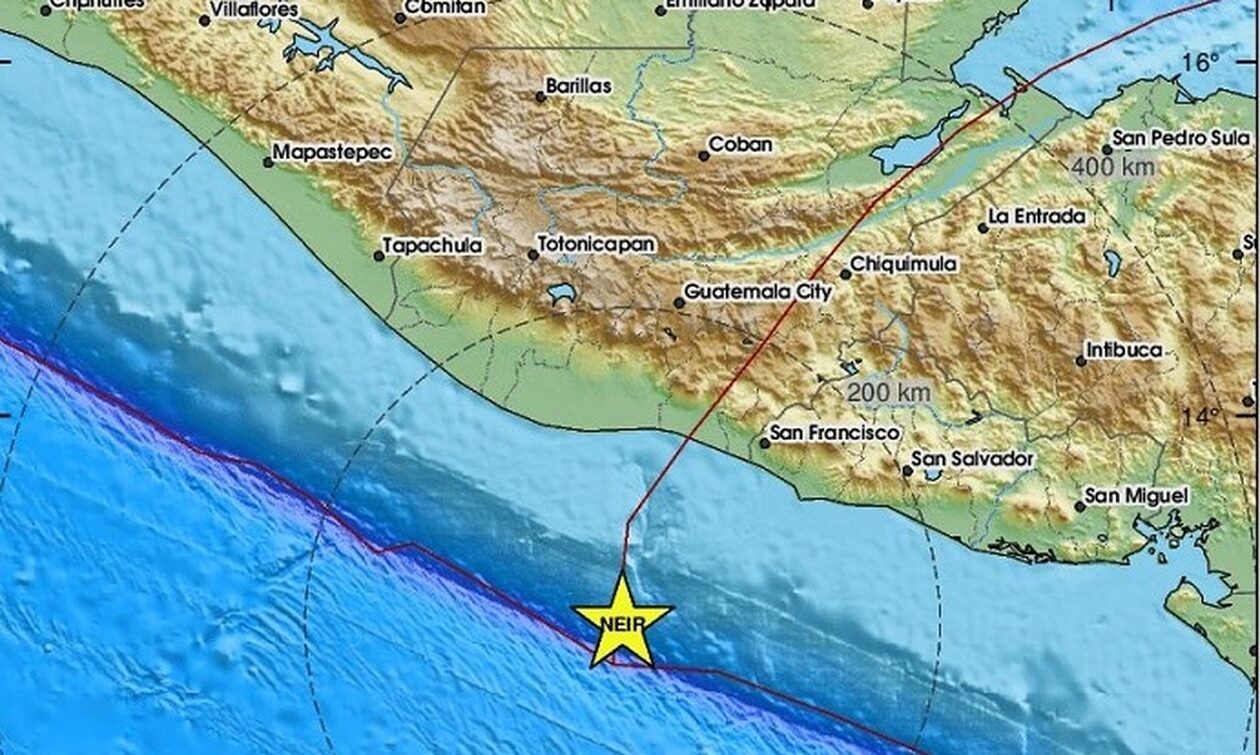 Γουατεμάλα: Σεισμός 5,6 βαθμών στα ανοικτά των νότιων ακτών της χώρας